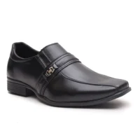 Sapato Social Masculino Com Metal Lateral em Material Tecnológico Exclusivo Lançamento Ver produto